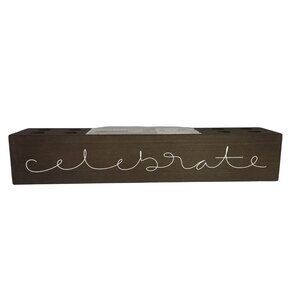 Farmhouse Centerpiece Candle Holder 16"x3"x3" thanksgiving birthday holiday